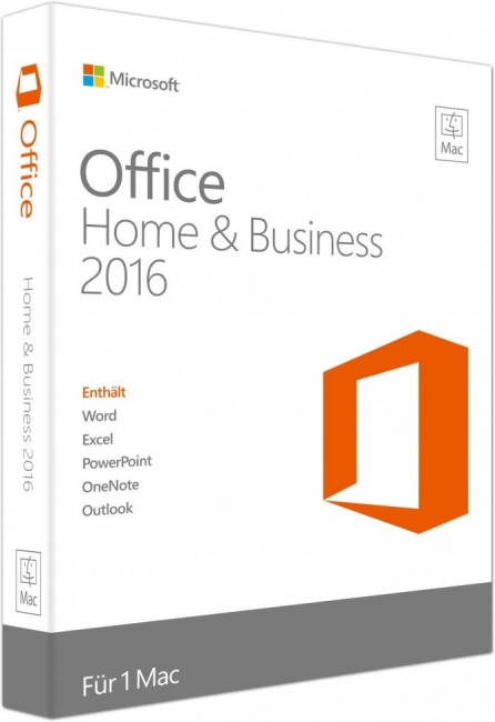 Microsoft Office 2016 Home & Business for Mac ESD
